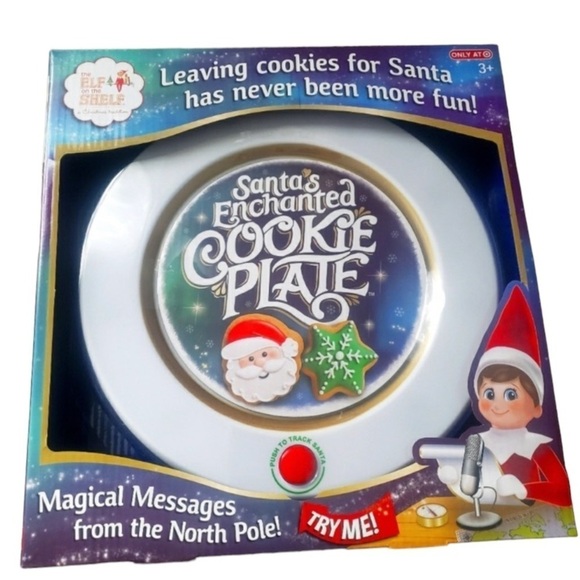 the elf on the shelf Other - Santa's Enchanted Cookie Plate